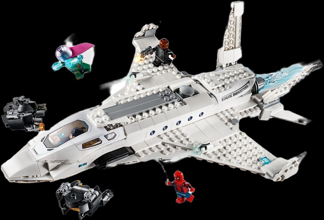 LEGO Marvel Spider-Man Far From Home: Stark Jet and the Drone Attack  Superhero Set 76130 
