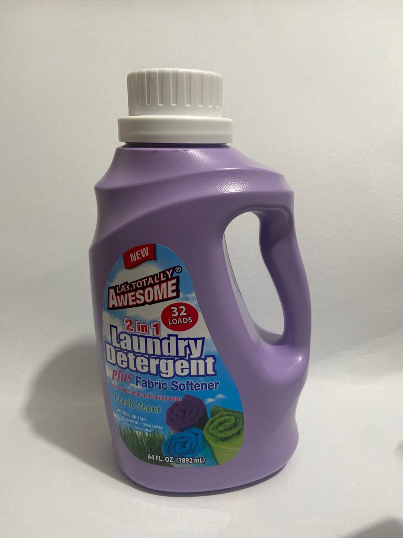 LA's Totally Awesome 2in1 FRESH SCENT Laundry Detergent Plus Fabric
