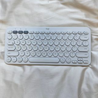 Logitech K380 Multi-Device Bluetooth Keyboard for computers, tablets and phones in White