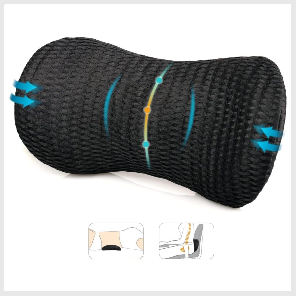 Lumbar Support Wedge Pillow Sleep 3D Adjustable Bed Cushion Waist Pillow  For Side Sleeper Lower Back Pain Relief