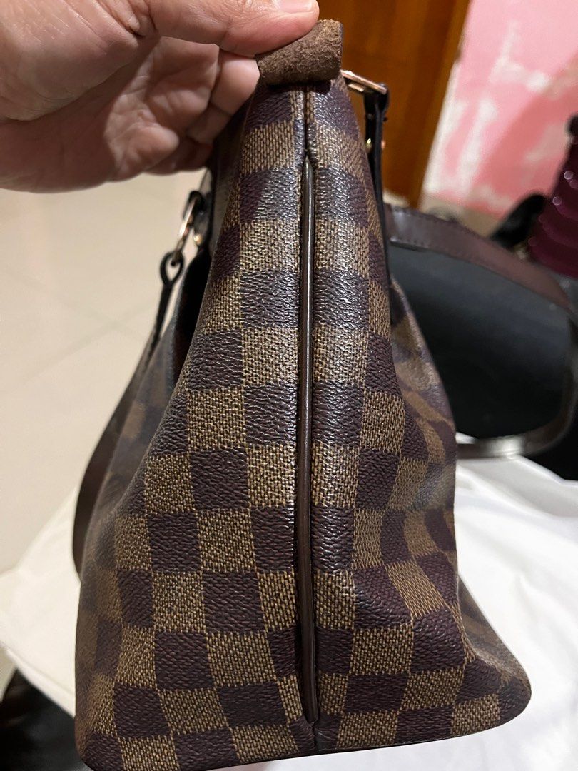 Louis Vuitton Damier Ebene Pochette Billets Macau Pouch, Barang Mewah, Tas  & Dompet di Carousell