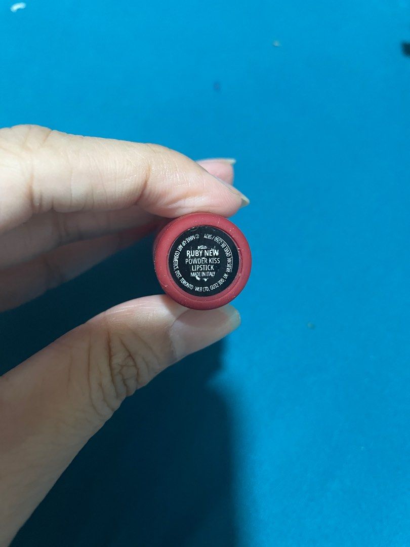 MAC cosmetics Powder Kiss Lipstick in Ruby New (Category: Makeup) located in Marikina City. Submitted by lainegrio (Listing ID 1265891337, Image 2). Description: Rfs: I don't like the formula.