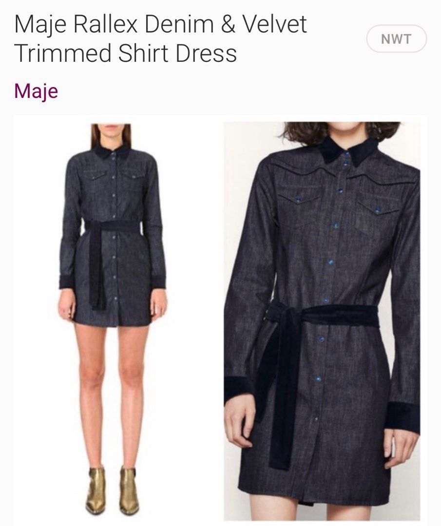 Maje Tweed with Denim Contrasts Skirt | Jacket | Dress, Women's Fashion,  Bottoms, Skirts on Carousell