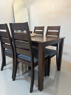 Mandaue foam dining deals set 4 seater