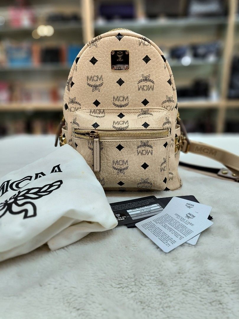 Mcm bookbag cheap shop
