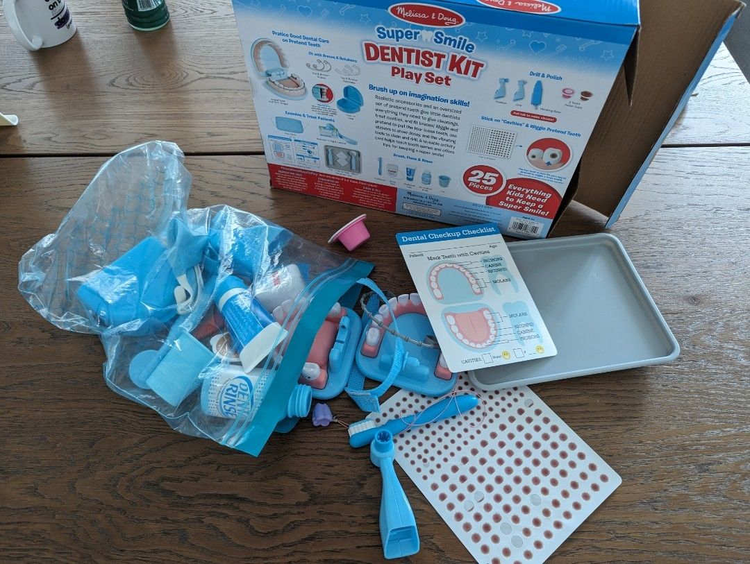 Melissa & Doug Dentist Kit Play Set, Babies & Kids, Infant