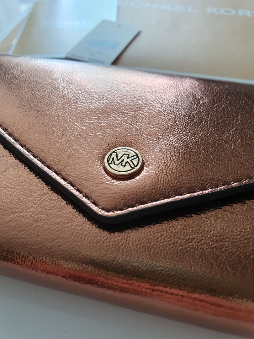 Mk glitter wallet hotsell