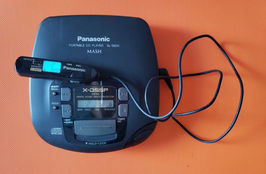 MIJ日本製造Panasonic SL-S600手提CD機, 音響器材, 可攜式音響設備