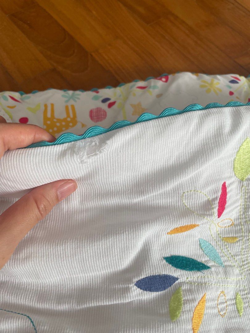 Mothercare Cot giraffe embroidered cot bumper, Babies & Kids, Baby