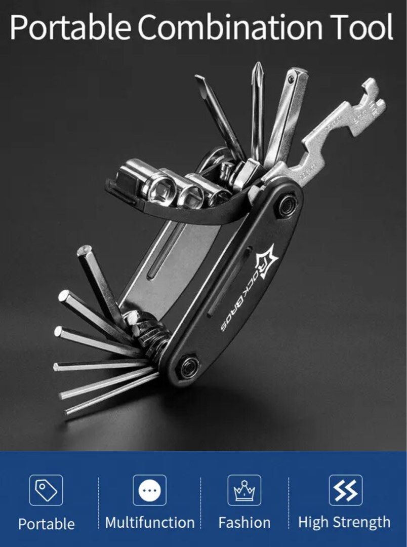 Multitool vélo XLC : pour réparation + réglage nomades du vélo