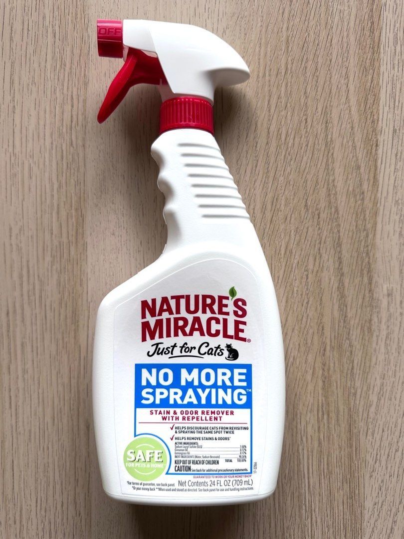 Nature's miracle just for shop cats no more spraying