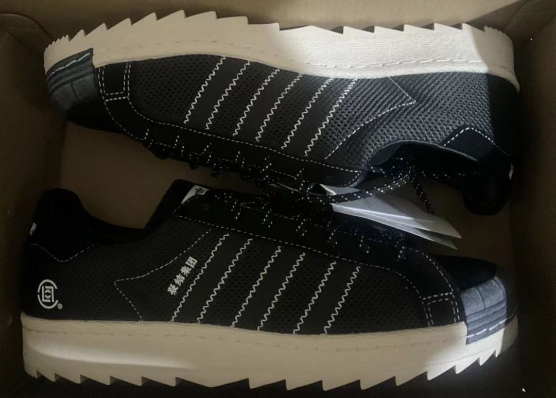adidas gazelle silver green womens adidas: Clot Superstar By Edison Chen (Black) main image 1