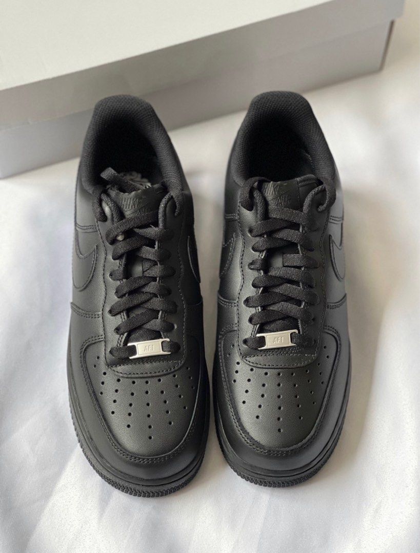 Air force 1 new arrivals leather black