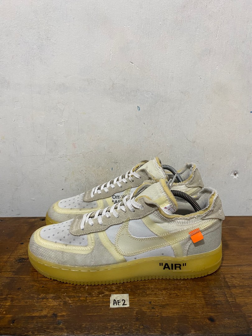 Nike air force one off white size 43 Fesyen Pria Sepatu