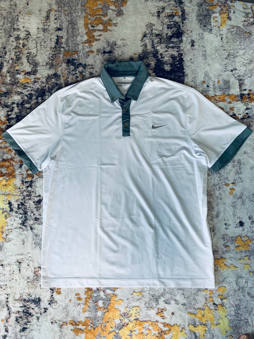 Nike Performance Golf Polo (White), Men's Fashion, Tops & Sets, Tshirts