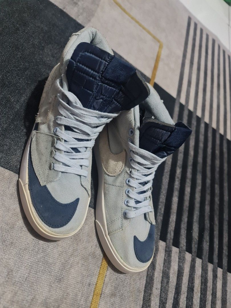 Nike Sb Blazer mid edge Hack Pack Obsidian Mist Fesyen Pria
