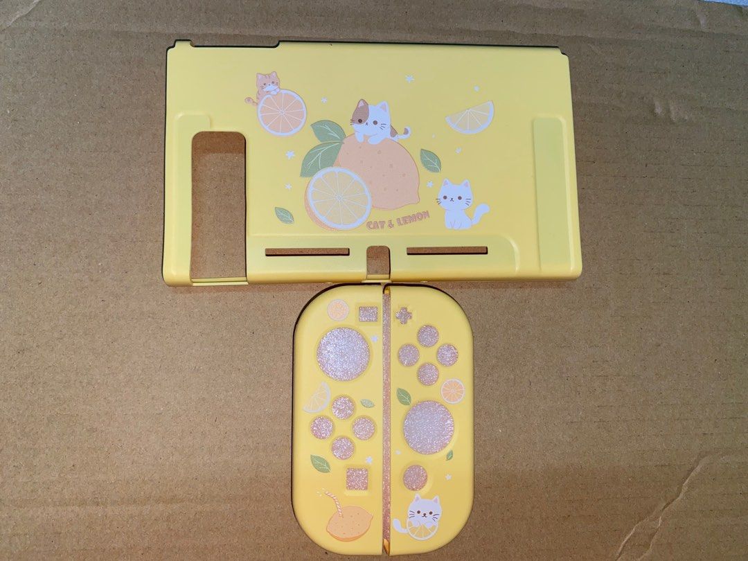 Nintendo Switch Geekshare Cat Lemon Case Video Gaming Gaming