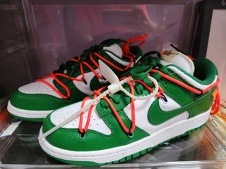 Dunk Low Off White Pine Green Steal, Men's Fashion, Footwear