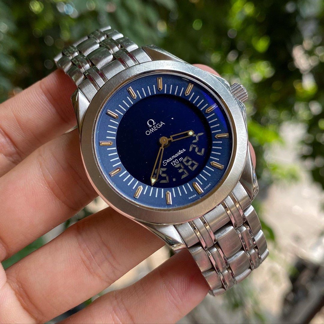 Omega seamaster digital and 2025 analog