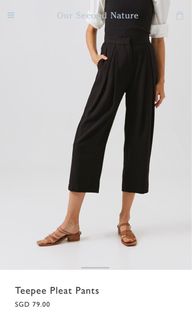 Crepe Full-Length Pants