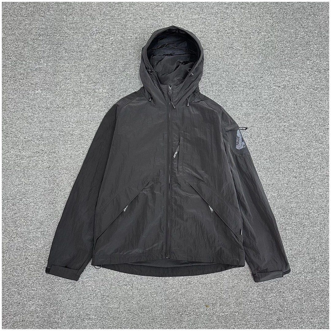 Palace Cripstop Grid Jacket 黒パレスn46114312 - ナイロンジャケット