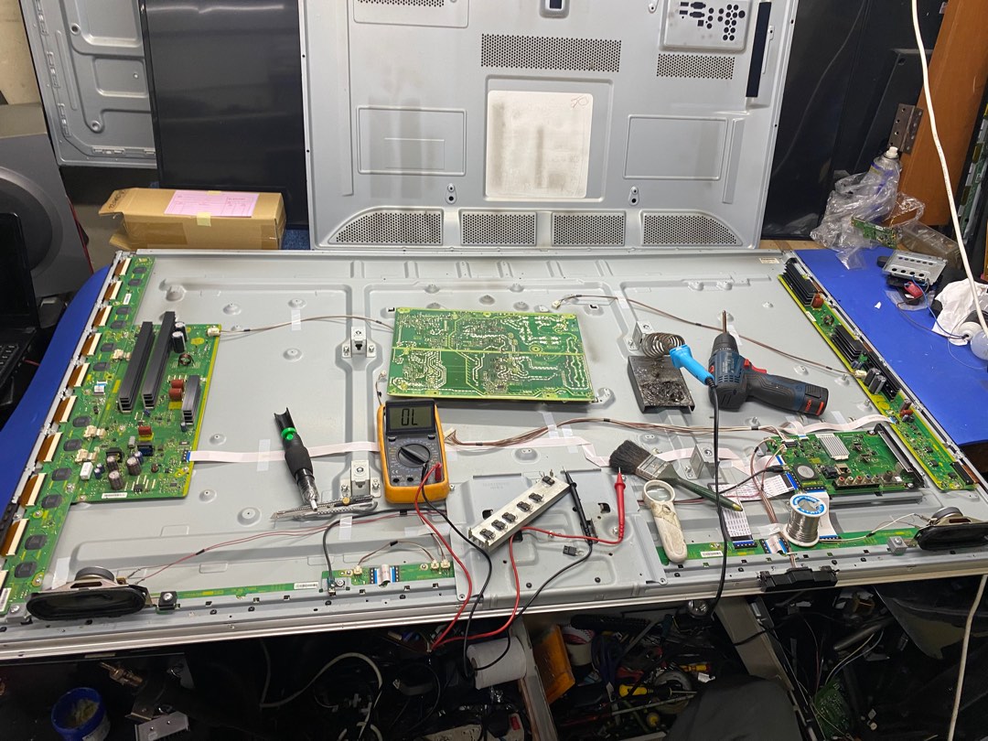 Disassembled Tv Decoder Panasonic / Philips Smart Tv Repair No power Cannot on Led Lcd, TV ...