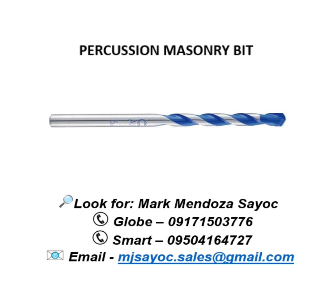 Rotary Percussion asonry Drill Bit-5/32X4X6 PERCUSSION BIT