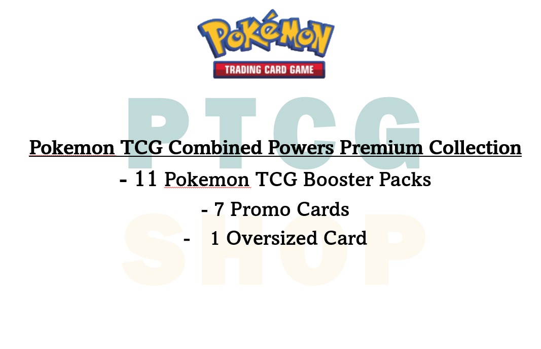 Combined Powers Premium Collection & February EX Box - Pokemon TCG Booster  Pack, Hobbies & Toys, Toys & Games on Carousell