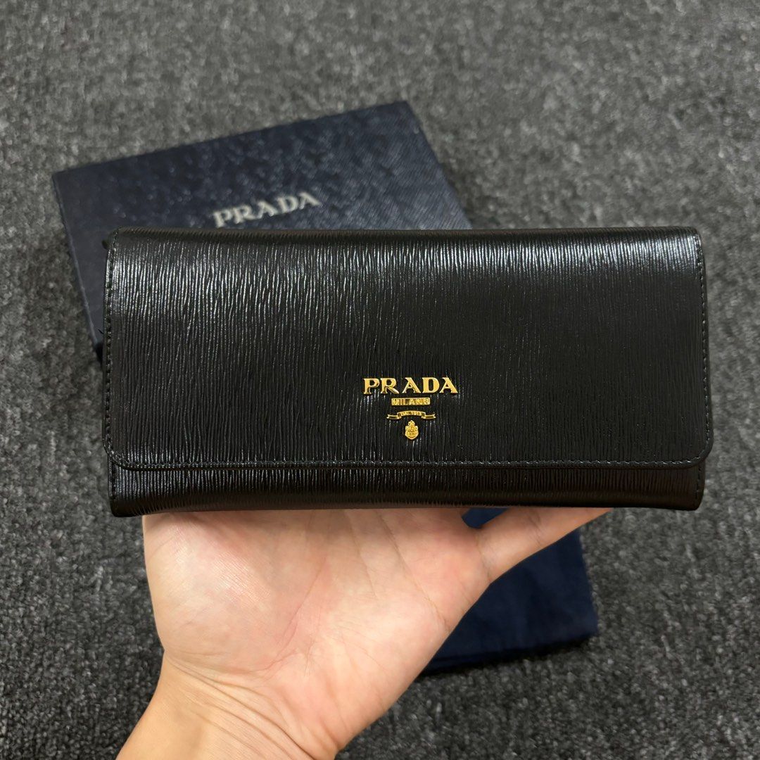 Prada Portafoglio grande in Saffiano 2 In 1 Wallet Luxury Bags