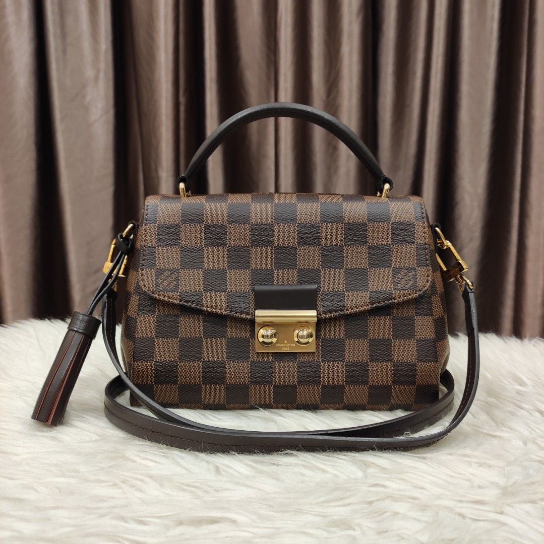 Preloved Louis Vuitton Croisette Damier Ebene, Luxury, Bags