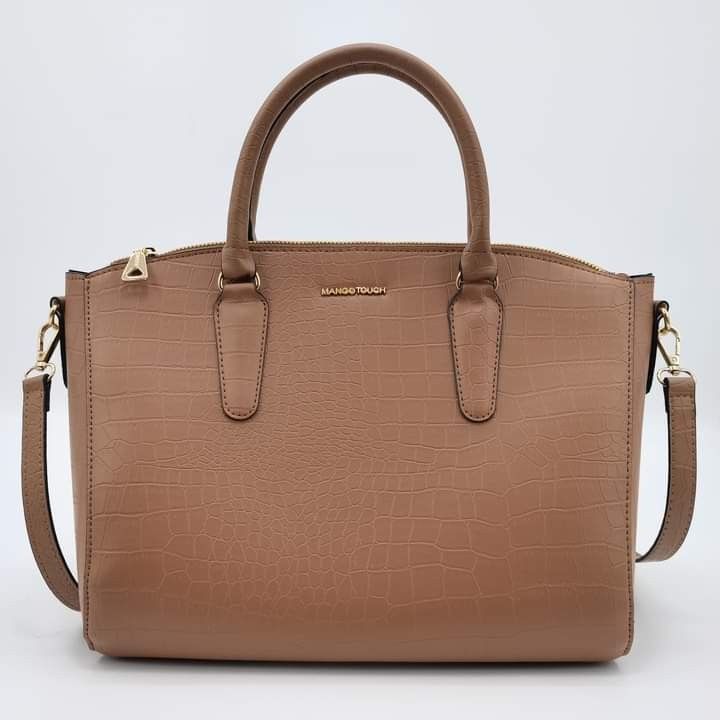 Premium Quality MANGO TOUCH Hand bag 2 Variations Red Beige Luxury Bags Wallets on Carousell