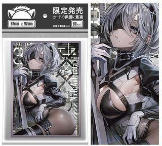 Preorder - Foil 2B Nier Automata Anime card sleeve for Pokemon Yugioh Vanguard MTG Weiss Duel Master Digimon One Piece Union Arena