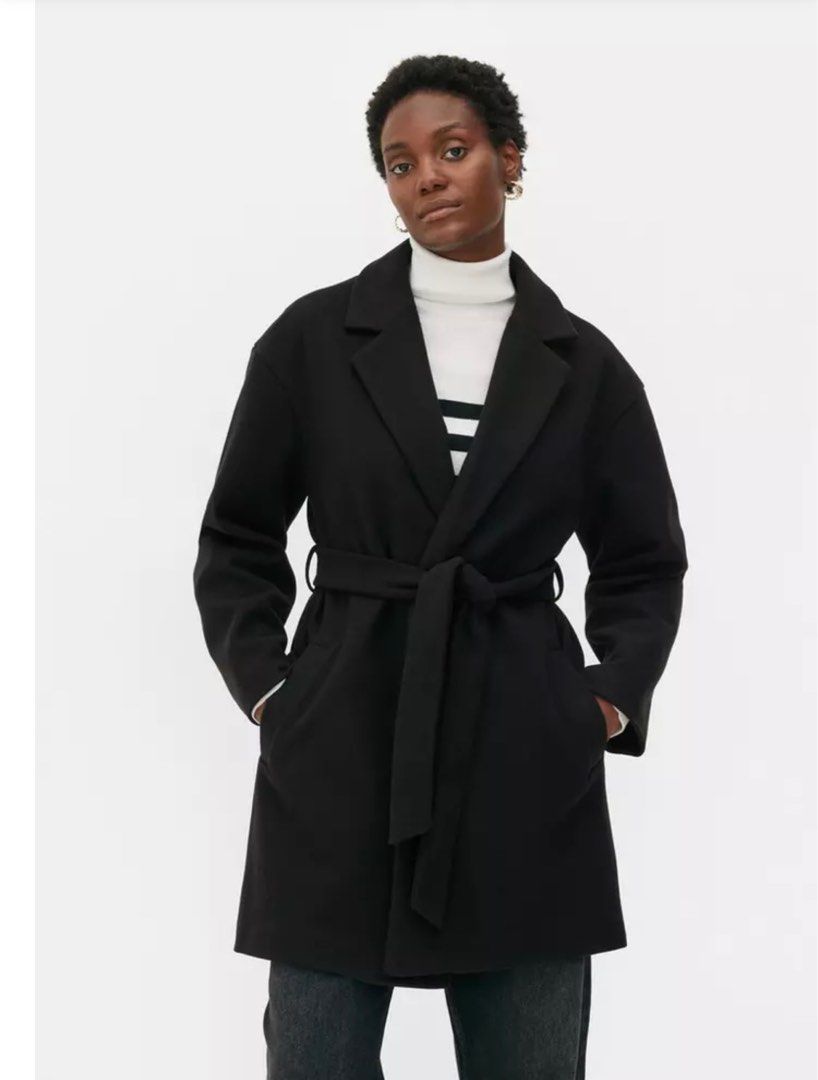 Primark navy coat shop