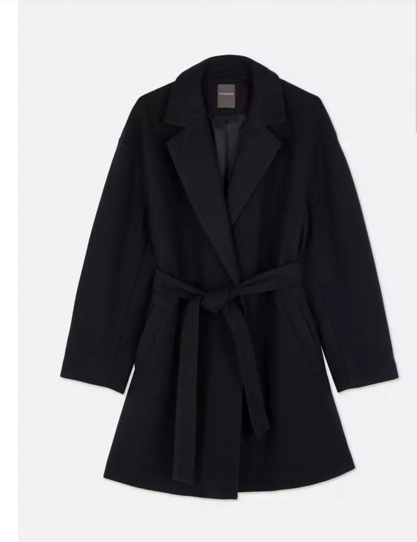 Primark navy coat shop