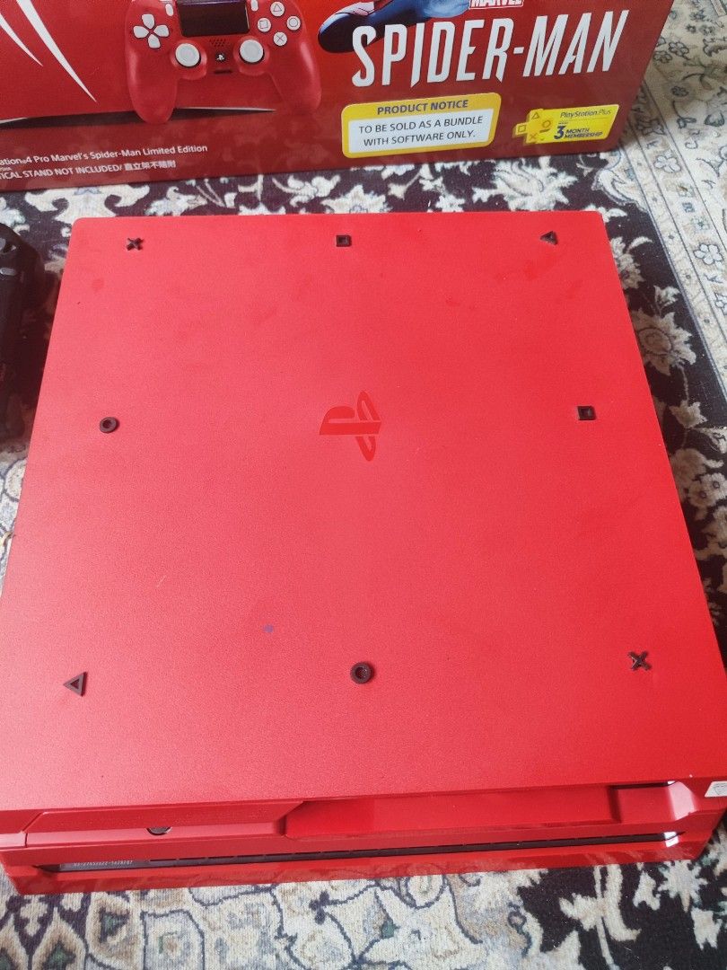 Ps4 pro spiderman 1tb fullset, Video Gaming, Video Game Consoles