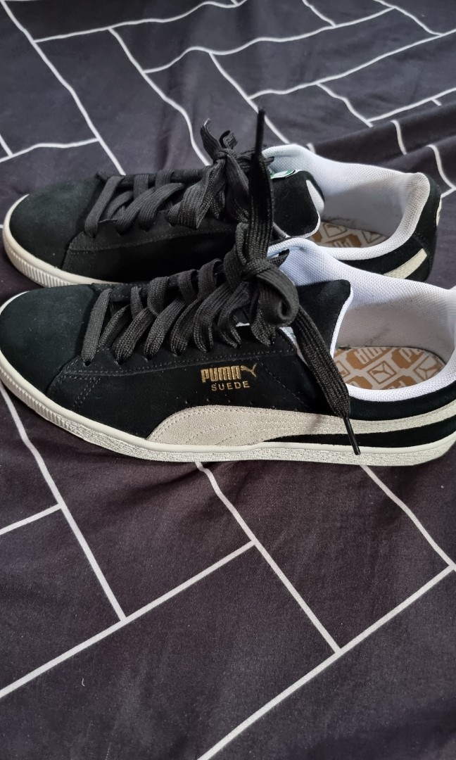 PUMA suede classic xxi trainers in black