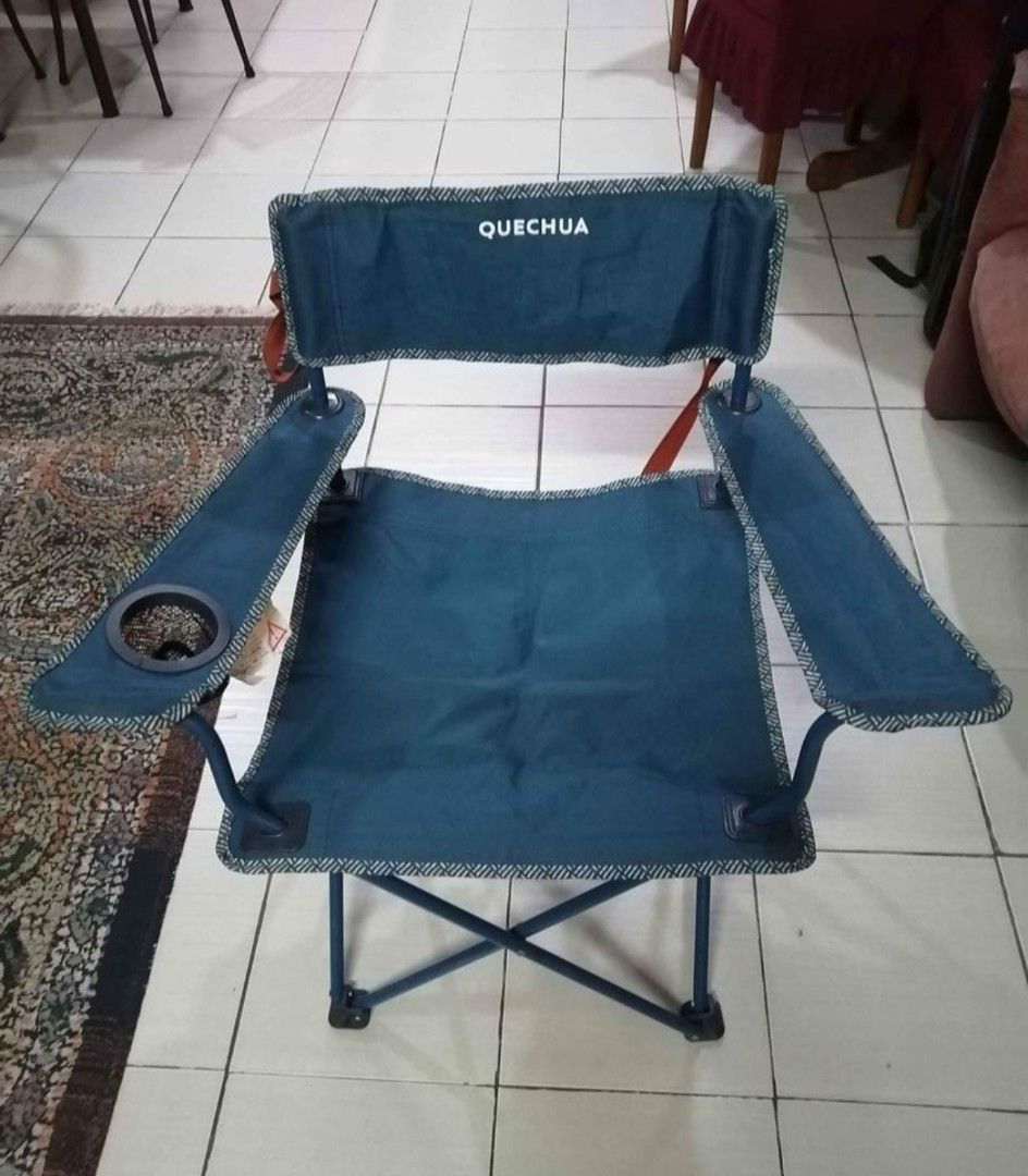 Quechua camping chair, Hobbies & Toys, Travel, Travel Essentials