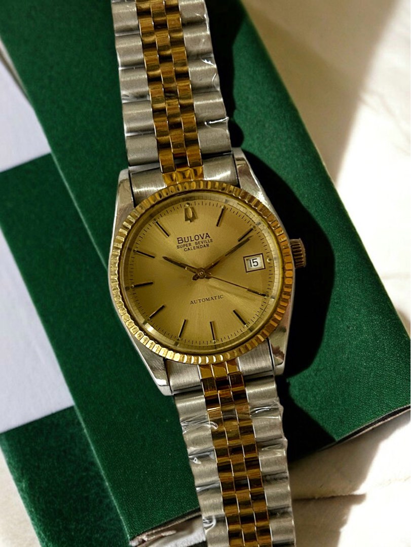 Bulova super seville cheap two tone