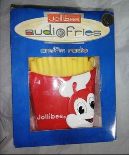 Rare Used Jollibee 1998 AudioFries AM/FM Radio Collectable