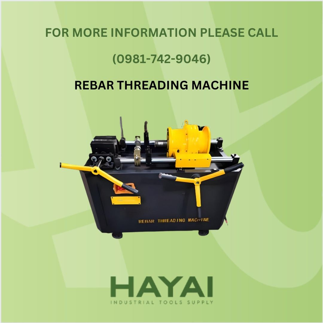 REBAR THREADING MACHINE, Commercial & Industrial, Construction Tools ...