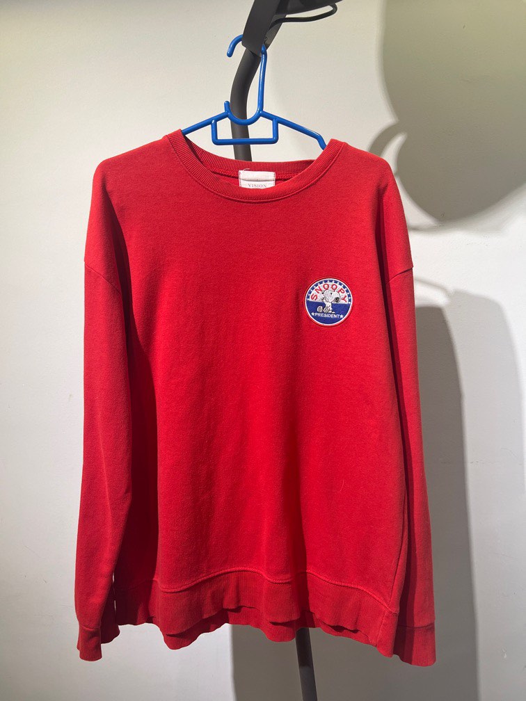Red on sale snoopy sweater