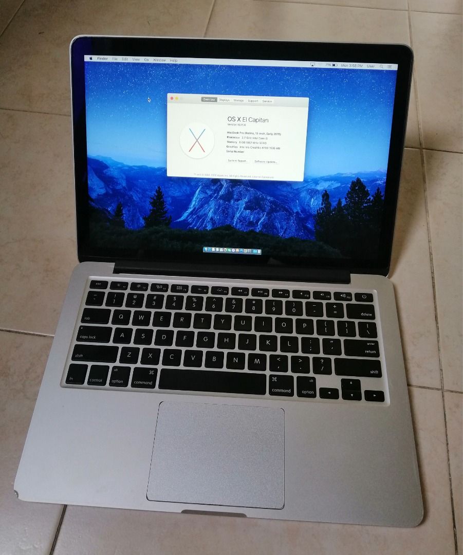 Refurbished macbook pro ssd top