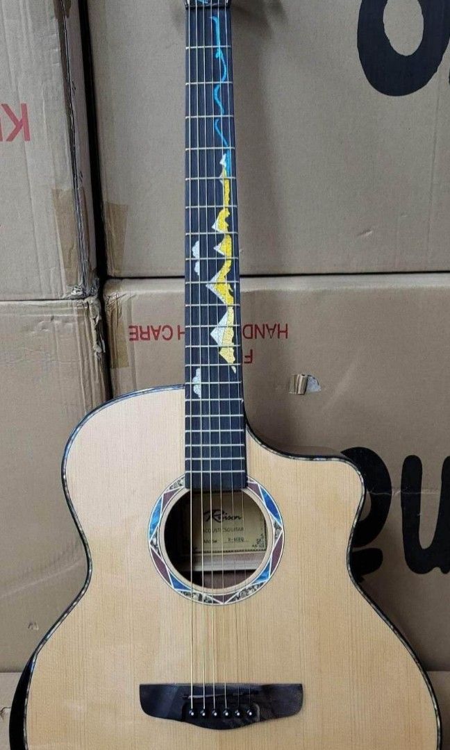Ruison acoustic guitar Hobbies Toys Music Media Musical