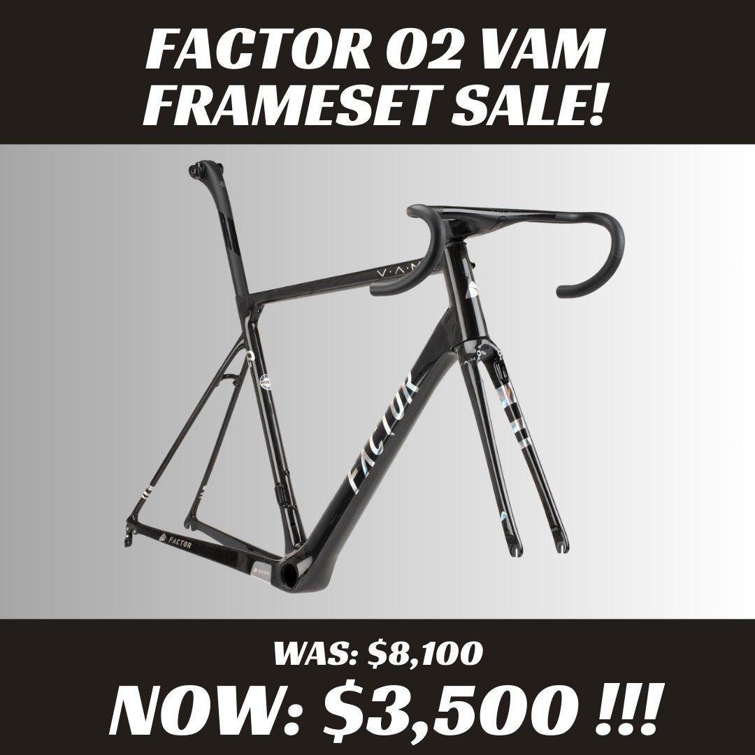 SALE FACTOR O2 VAM FRAMESET 2021 Sports Equipment Bicycles