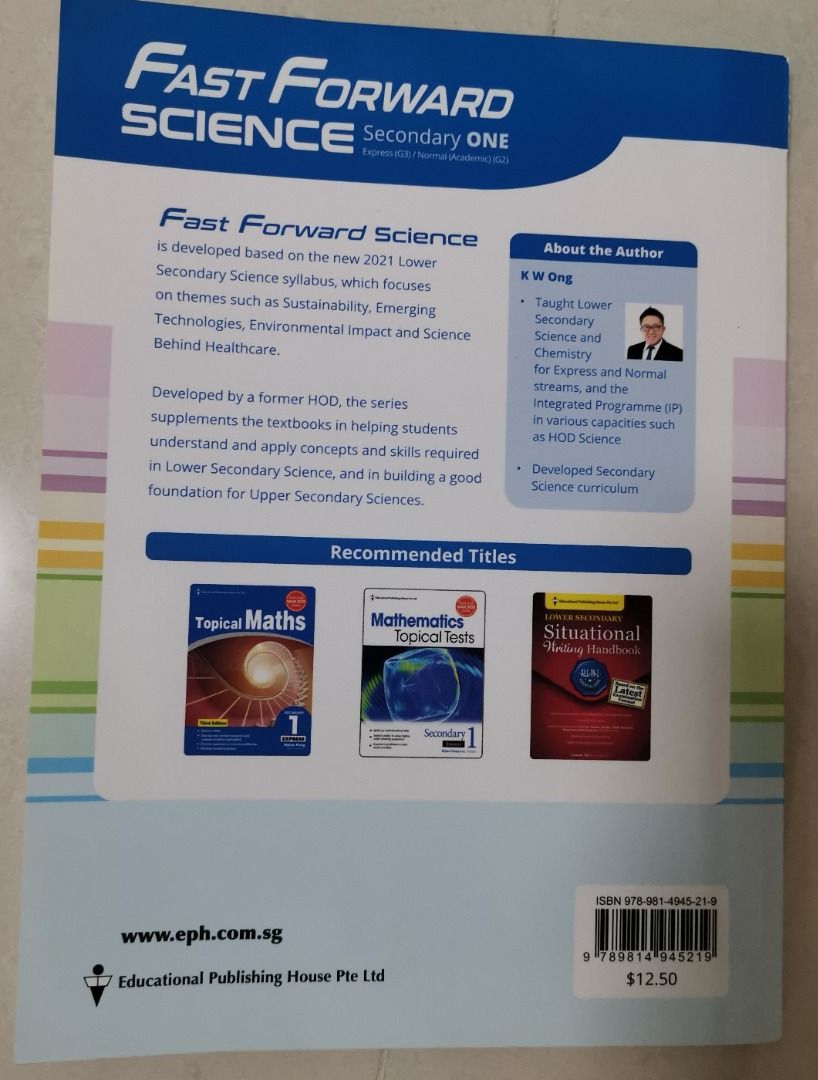 Science Fast Forward 1A, Hobbies & Toys, Books & Magazines, Assessment ...