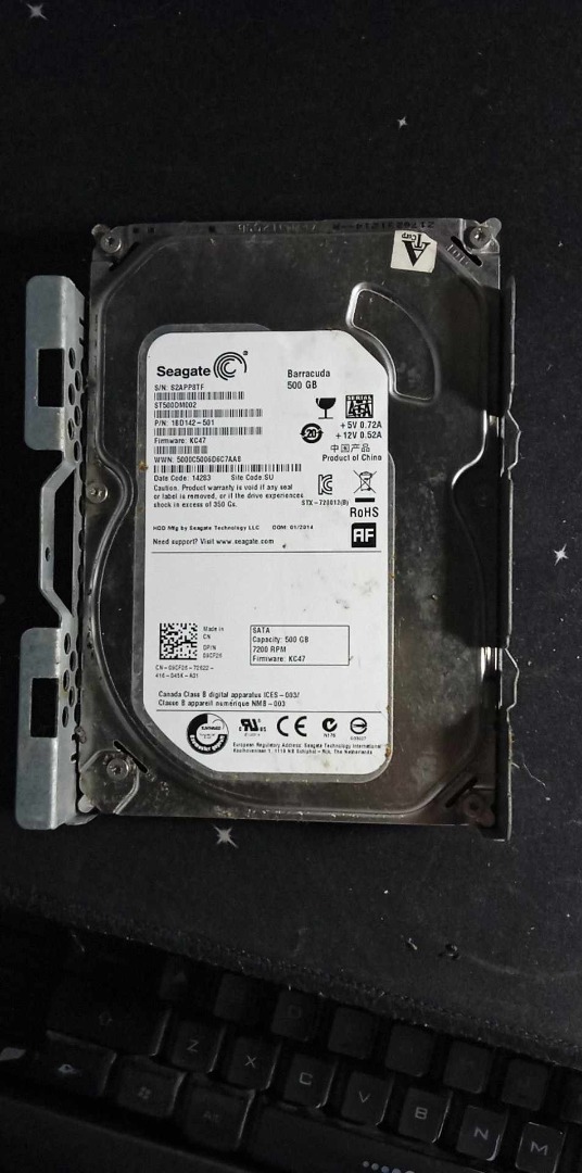 Seagate Barracuda 500GB Internal Hard Disk Drive SATA 3.5, Computers ...