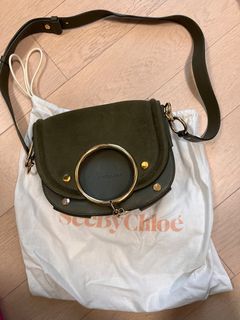 See by Chloe墨绿色斜背包64246532928002110