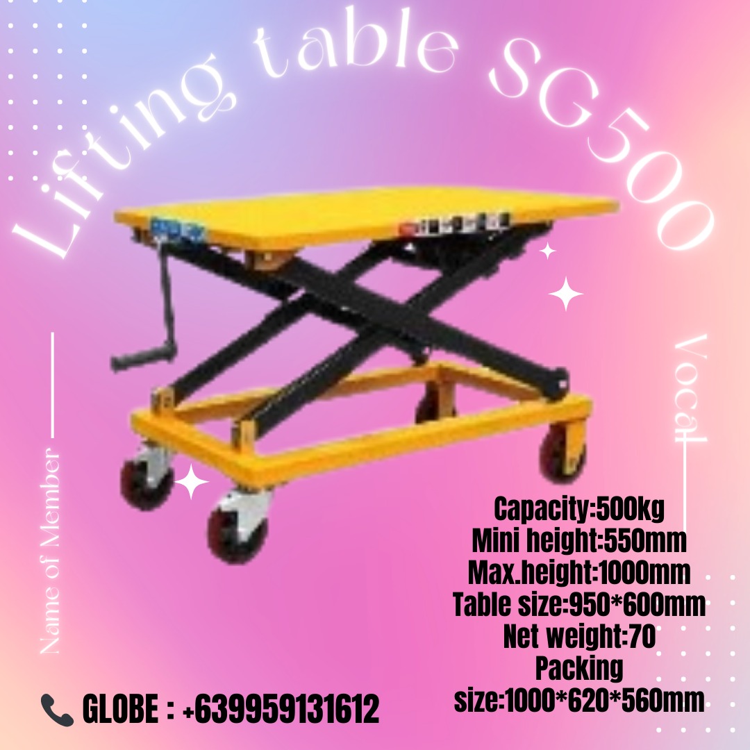 SG500 Lifting table, Everything Else, Others on Carousell
