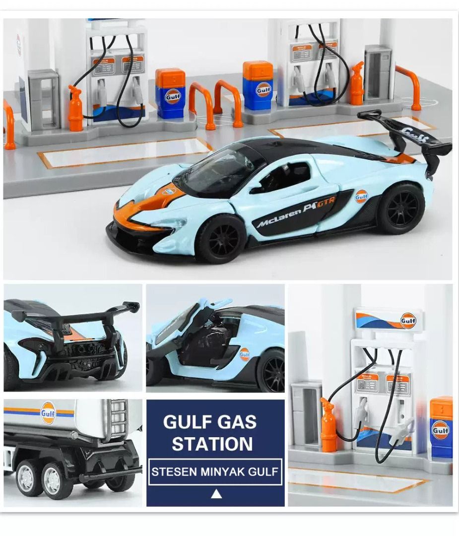 [SHELL Collection Series ] Gulf Oil Gas Station Self Assembly Kit ...