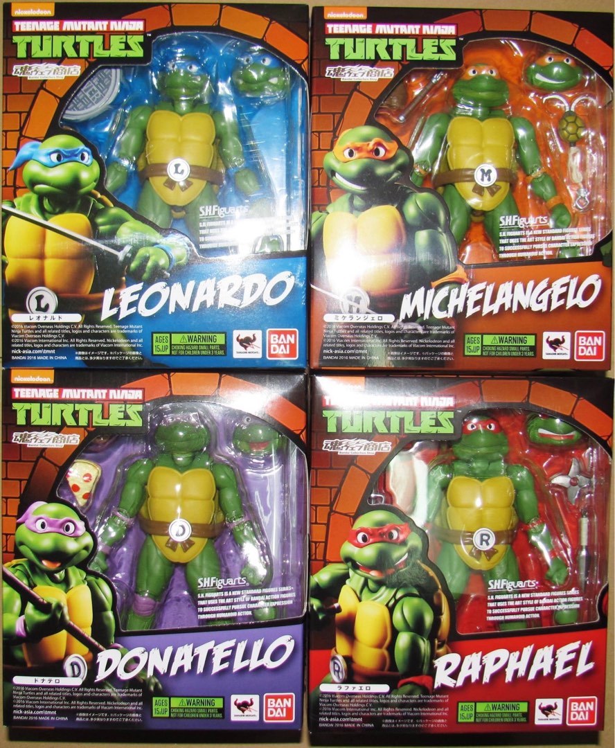 SHF Teenage Mutant Ninja Turtles, Hobbies & Toys, Toys & Games on Carousell